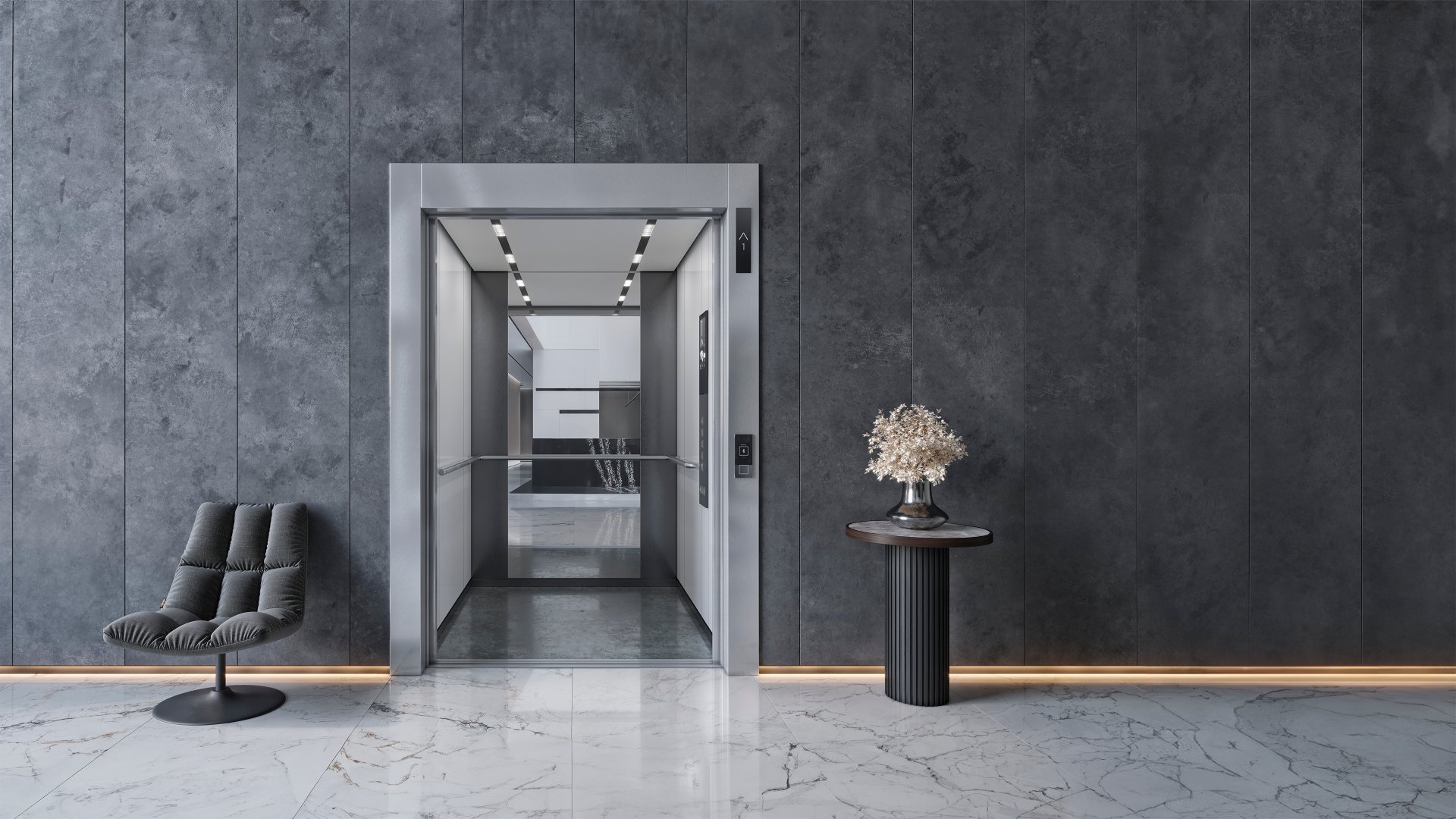 Alpha curved stairlift